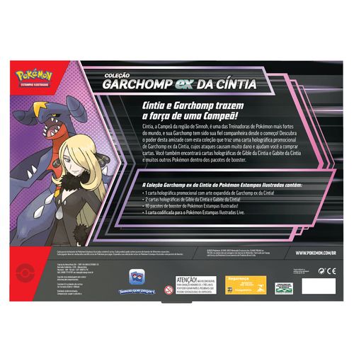 Box de Cartas Pokémon - Garchomp Ex da Cíntia - Copag