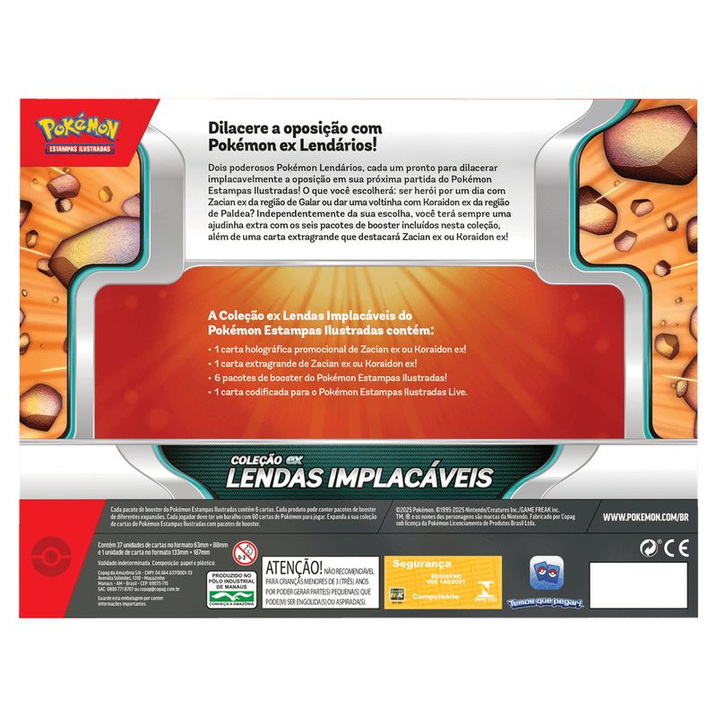 COP35238 KORAIDON - Box de Cartas Pokemon - Koraidon Ex - Lendas Implacaveis - Copag 3