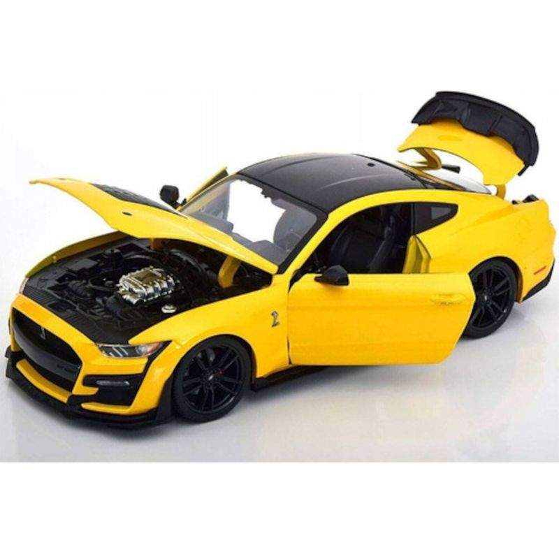 MAI2223-31800GT500 - Carro em Miniatura - Mustang Shelby GT500 - Amarelo - 118 - Maisto 3
