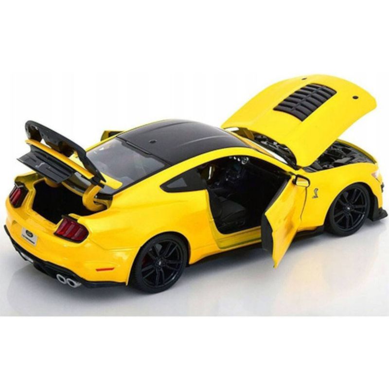 MAI2223-31800GT500 - Carro em Miniatura - Mustang Shelby GT500 - Amarelo - 118 - Maisto 4