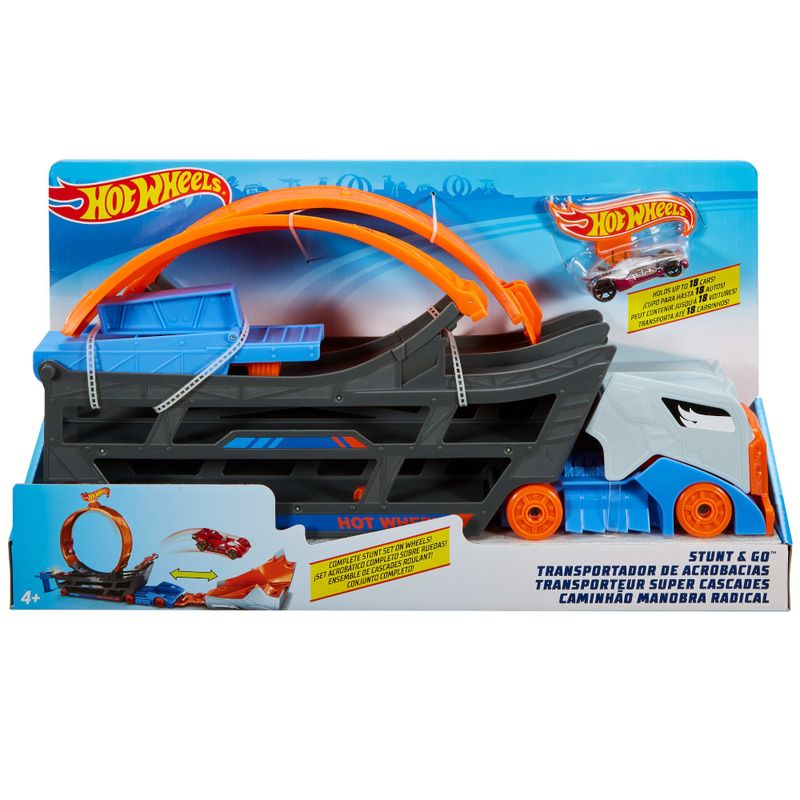 MATGCK38 - Caminhao com Pista e Carrinho Hot Wheels - Stunt - Go - City - Mattel 2