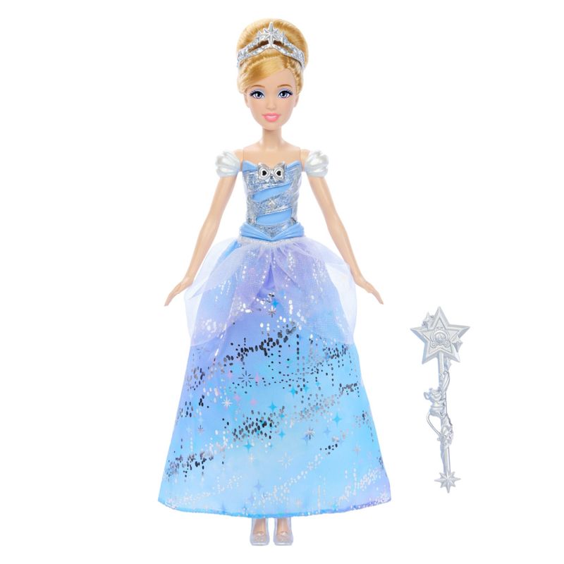 MATJBF94 - Boneca Princesas com Luz e Som - Cinderela Vestido de Baile Encantado - Mattel 3