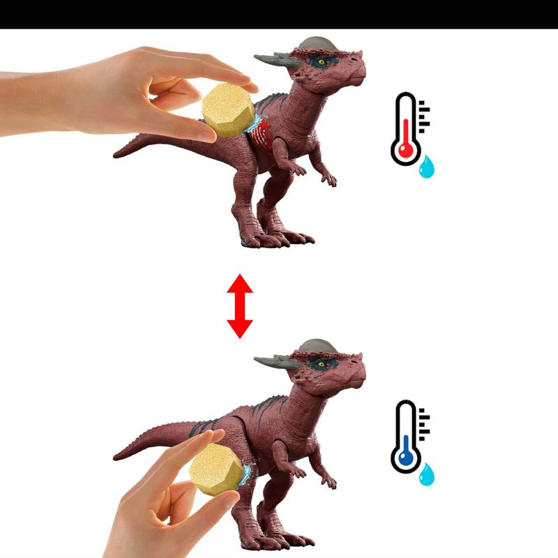 MATJDC59 - Conjunto de Dinossauros e Arena Surpresa - Dino Reveal Pack de Batalha - Jurassic 5