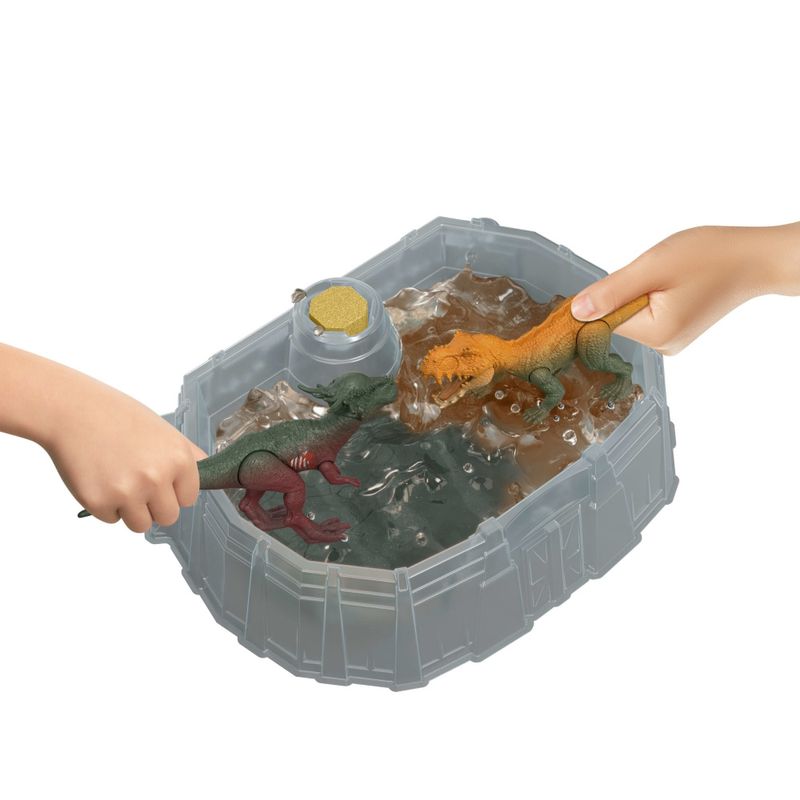 MATJDC59 - Conjunto de Dinossauros e Arena Surpresa - Dino Reveal Pack de Batalha - Jurassic 6