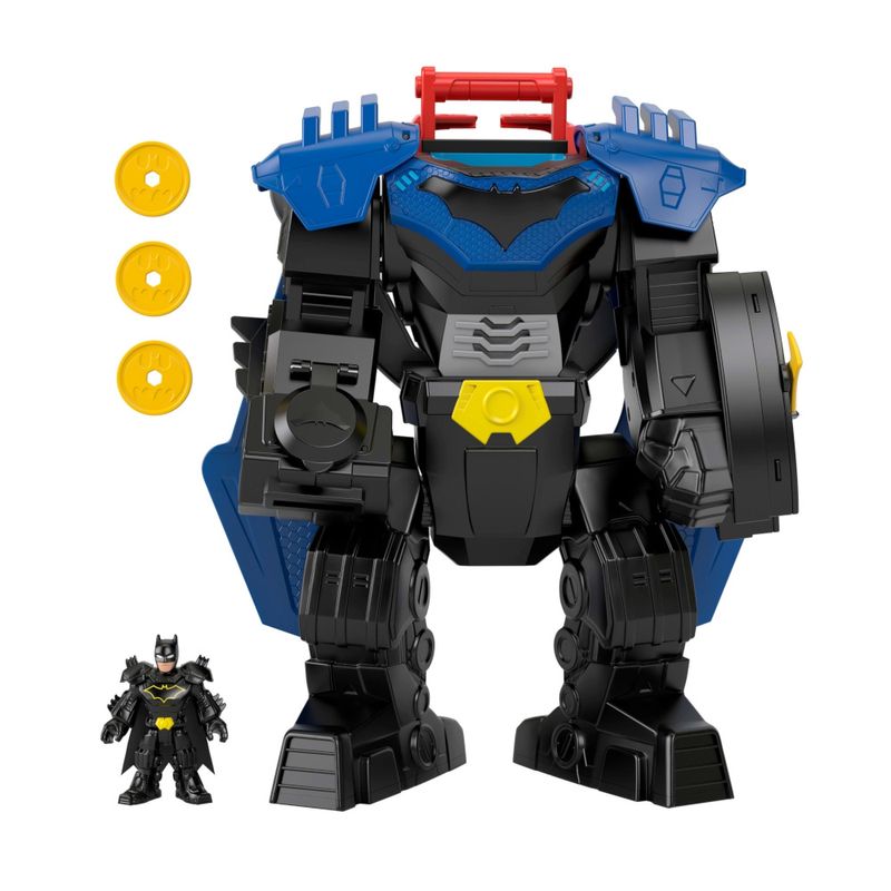 MATJDL03 - Armadura Mech e Minifigura Batman com Luz e Som - Voo do Batman - Imaginext - DC - Fisher 2