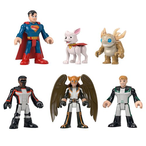Conjunto de Mini Figuras - Superman e a Gangue da Justiça - DC - Imaginext - Fisher-Price