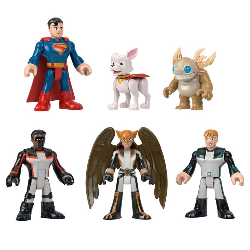 MATJDL09 - Conjunto de Mini Figuras - Superman e a Gangue da Justica - DC - Imaginext - Fisher-Price 1