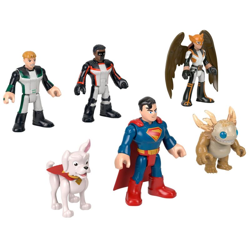 MATJDL09 - Conjunto de Mini Figuras - Superman e a Gangue da Justica - DC - Imaginext - Fisher-Price 3