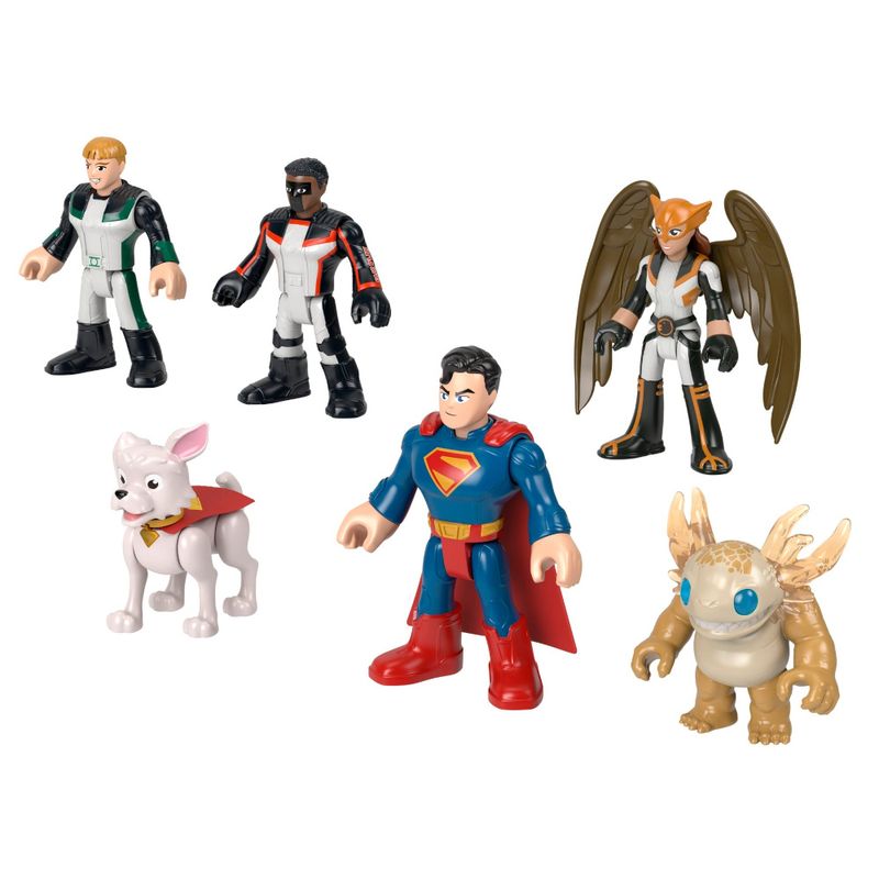 MATJDL09 - Conjunto de Mini Figuras - Superman e a Gangue da Justica - DC - Imaginext - Fisher-Price 5