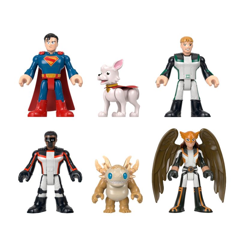MATJDL09 - Conjunto de Mini Figuras - Superman e a Gangue da Justica - DC - Imaginext - Fisher-Price 6