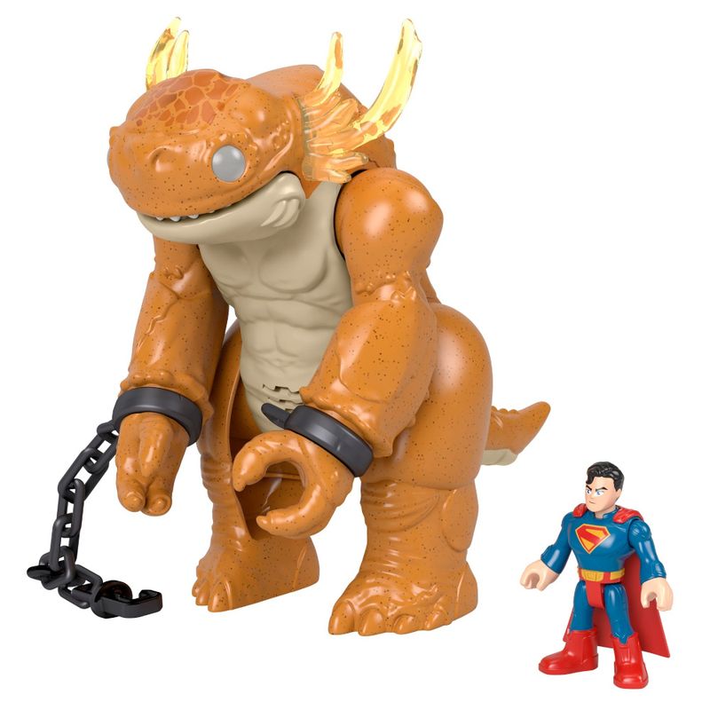 MATJDL07 - Conjunto Imaginext com Luz e Som - Confronto de Superman contra Kaiju - DC - Fisher-Price 4