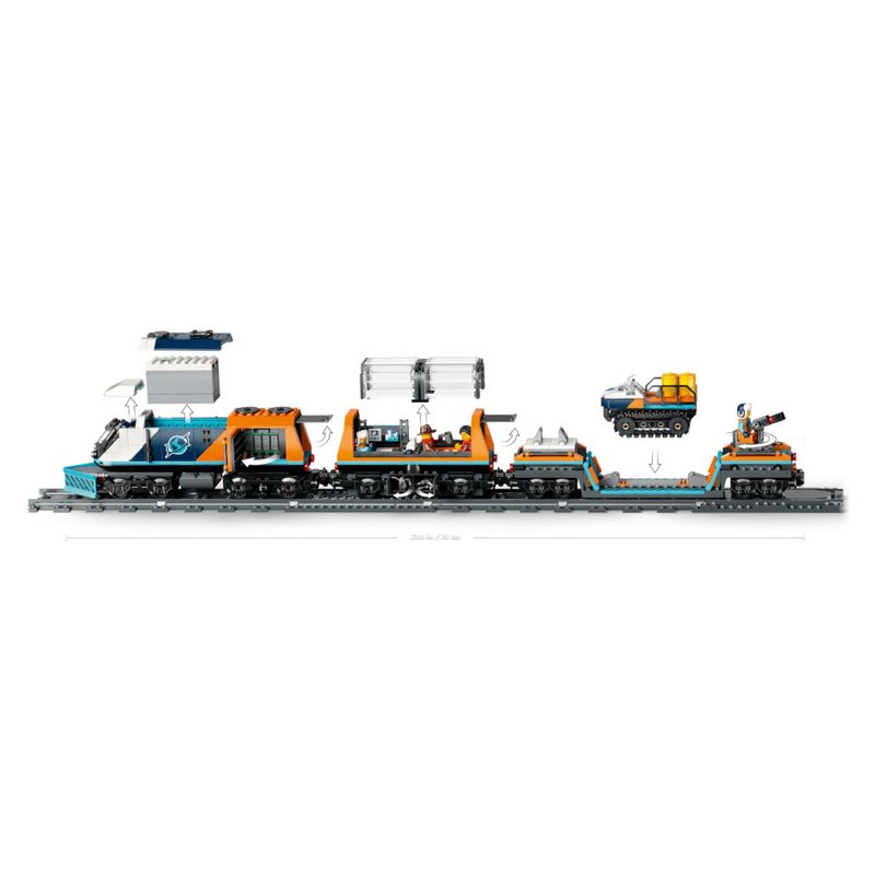 LEG60470 - LEGO City - Trem Expresso Polar Artico dos Exploradores - 1517 Pecas - 60470 2