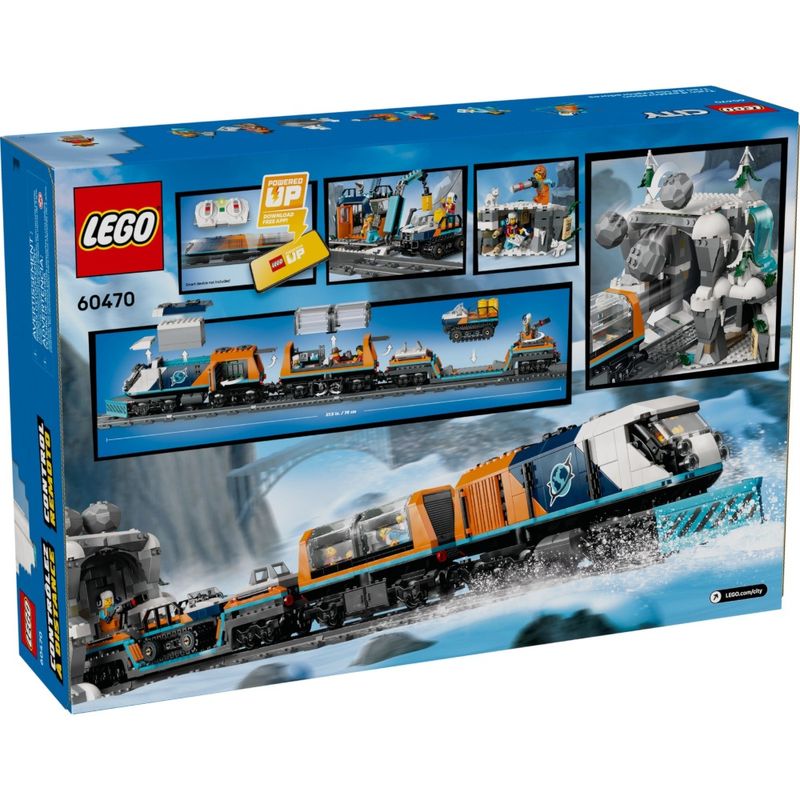 LEG60470 - LEGO City - Trem Expresso Polar Artico dos Exploradores - 1517 Pecas - 60470 6