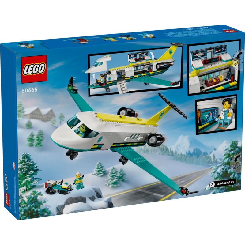 LEG60465 - LEGO City - Aviao Ambulancia de Emergencia - 403 Pecas - 60465 6