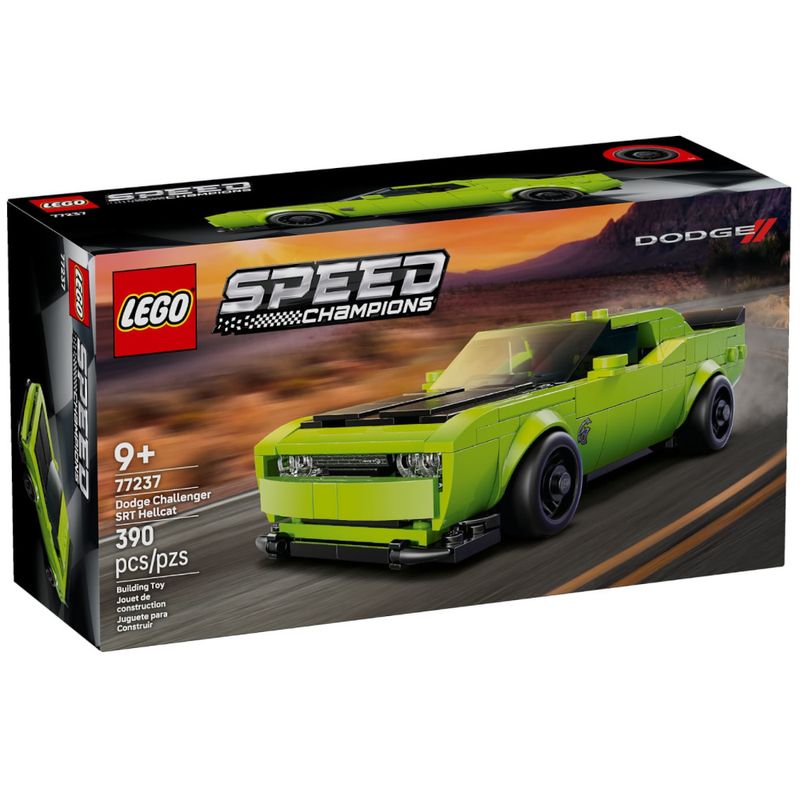 LEG77237 - LEGO Speed - Dodge Challenger SRT Hellcat - 390 Pecas - 77237 1