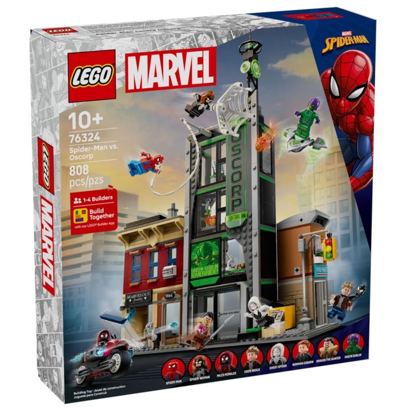 LEG76324 - LEGO Marvel - Homem-Aranha vs Oscorp - 808 Pecas - 76324 1