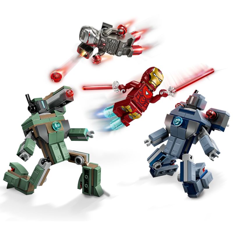 LEG76320 - LEGO Marvel - Homem de Ferro e Maquina de Combate vs Drones Hammer - 204 Pecas - 76320 2