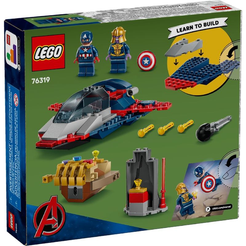 LEG76319 - LEGO Marvel - Capitao America vs Thanos - 107 Pecas - 76319 6