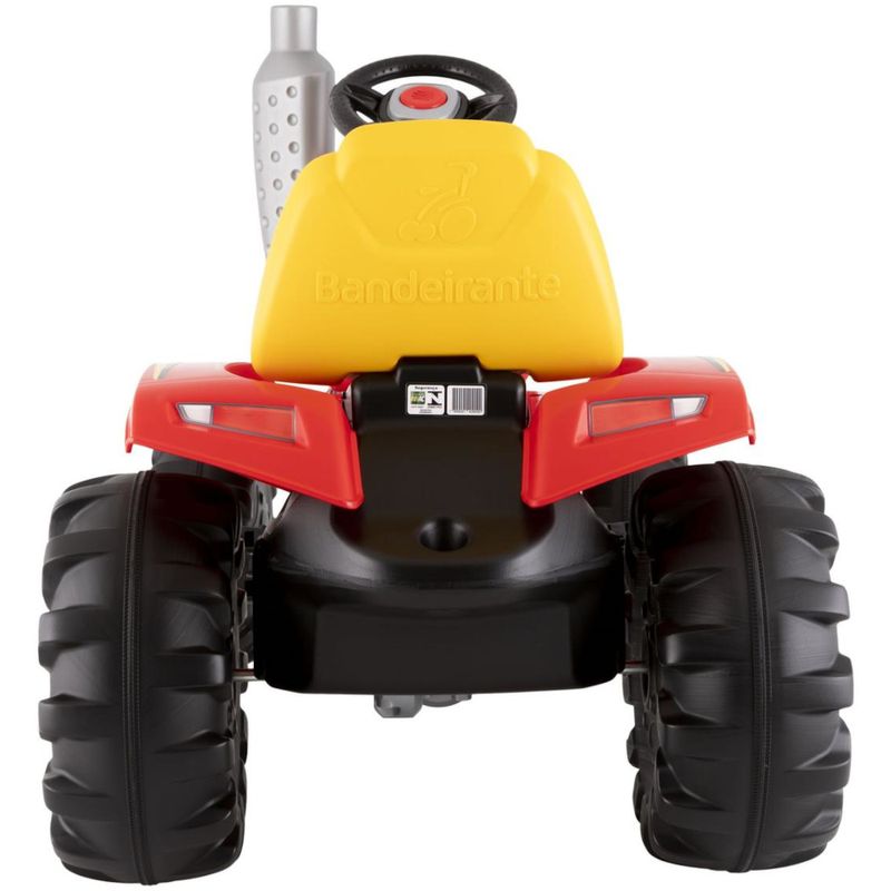 BAN909 - Mini Veiculo de Passeio a Pedal - Trator Country - Vermelho - Bandeirante 5