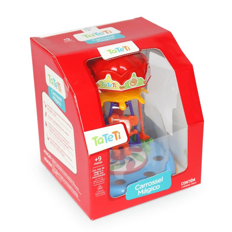 CAL899 - Brinquedo Pedagogico - Carrossel Magico - Cores Sortidas - Tateti - Calesita 2