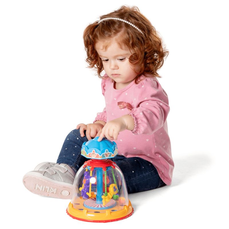 CAL899 - Brinquedo Pedagogico - Carrossel Magico - Cores Sortidas - Tateti - Calesita 4