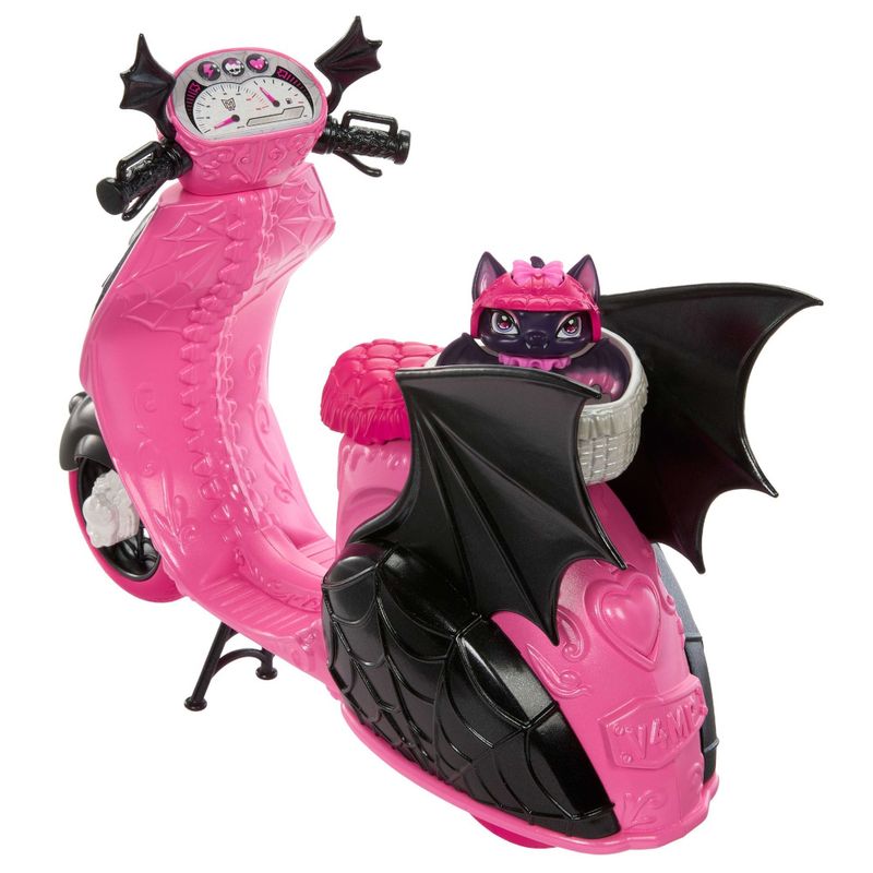 MATJDR61 - Conjunto Monster High - Draculaura e Vamptastic Scooter - Mattel 6