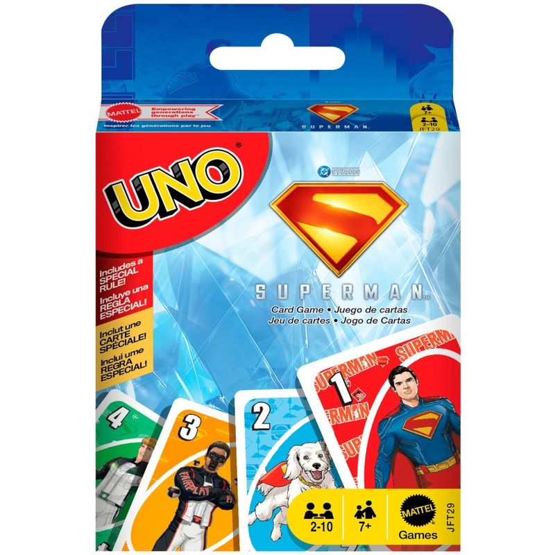 MATJFT29 - Jogo Uno - Superman - DC - Mattel 1
