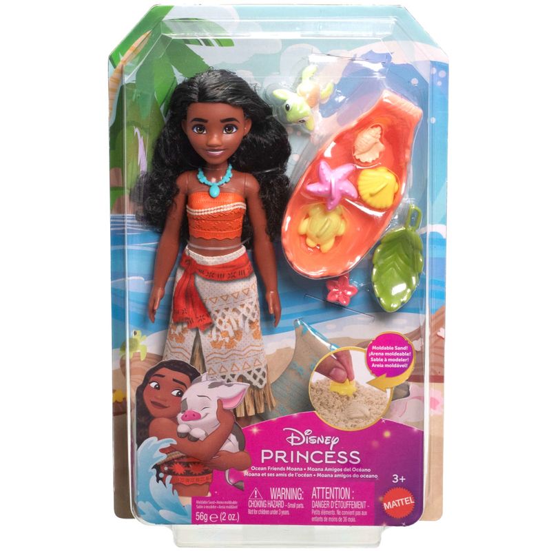 MATJFC40 - Boneca Princesas - Moana Amigos do Oceano - Disney - Mattel 2