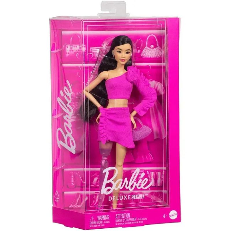 MATHYV26 - Boneca Barbie Fashion - Deluxe - STYLE - Perna Mecanica - Mattel 1