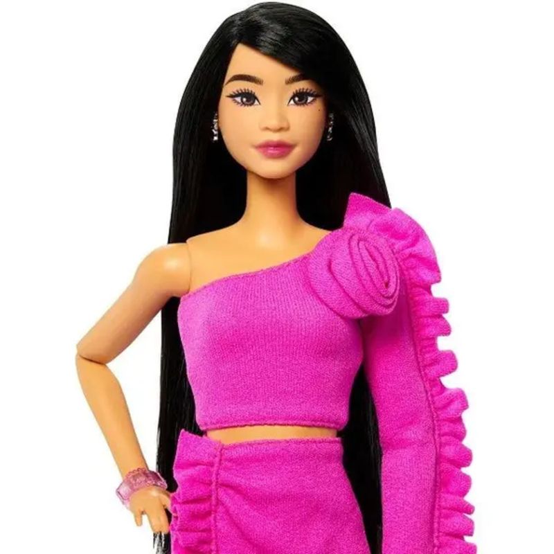 MATHYV26 - Boneca Barbie Fashion - Deluxe - STYLE - Perna Mecanica - Mattel 3