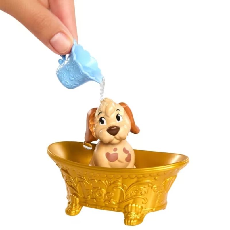 MATJFC42 -  Princesa - Hora do Banho com Bella - Casa de Bonecas - Disney - Mattel 4