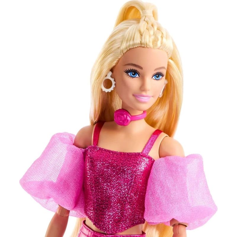 MATJFP40 - Boneca Barbie Fashion - Deluxe - STYLE - Traje Metalico Rosa - Mattel 3