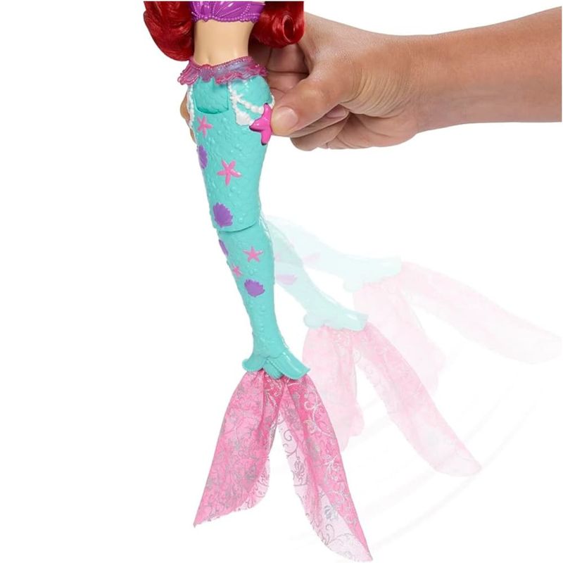MATJFC39 -  Princesa - Ariel e Sebastian - Fundo do Mar com Golfinho - Disney - Mattel 4