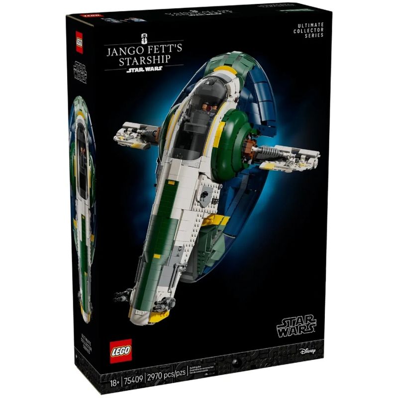LEG75409 - LEGO Star Wars - Nave Estelar Classe Firespray de Jango Fett - 2970 Pecas - 75409 1