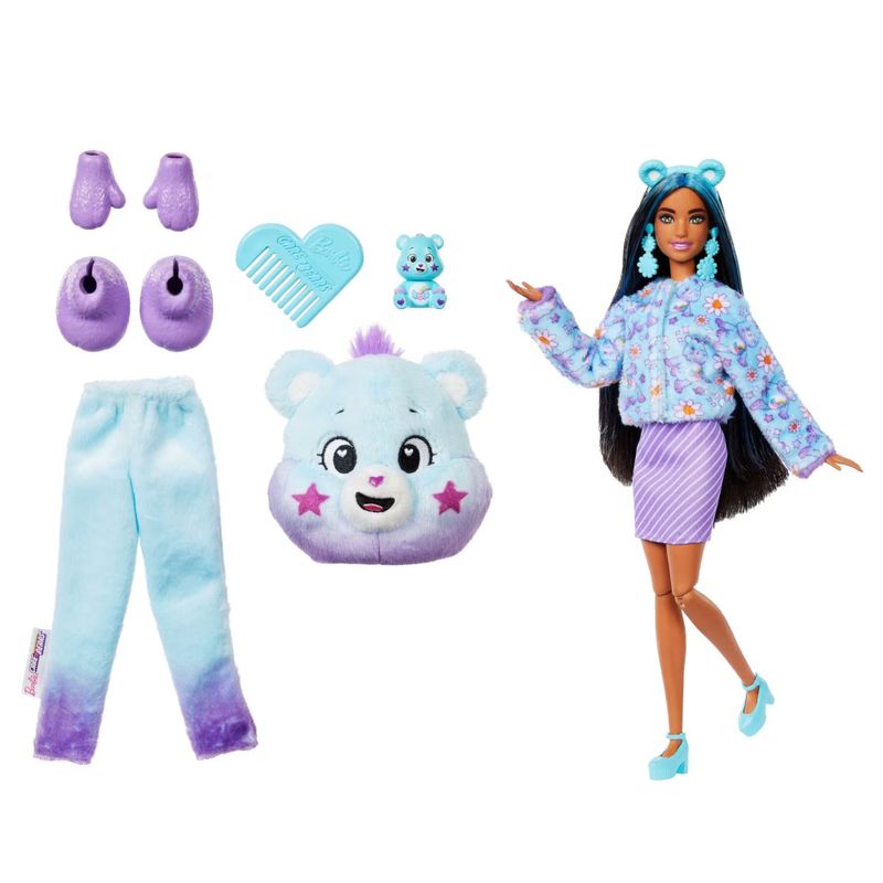MATJFV59 JFV61 - Boneca Barbie - Urso dos Sonhos Brilhantes - Ursinhos Carinhosos - Cutie Reveal - Mattel 3