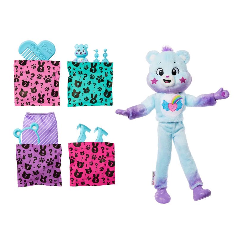 MATJFV59 JFV61 - Boneca Barbie - Urso dos Sonhos Brilhantes - Ursinhos Carinhosos - Cutie Reveal - Mattel 4