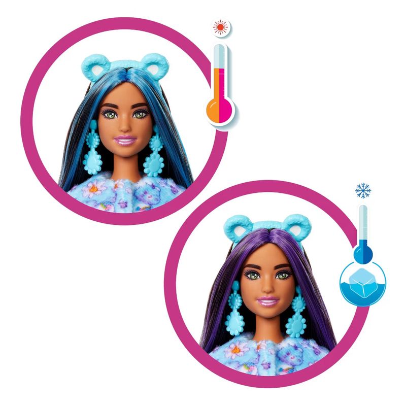 MATJFV59 JFV61 - Boneca Barbie - Urso dos Sonhos Brilhantes - Ursinhos Carinhosos - Cutie Reveal - Mattel 6