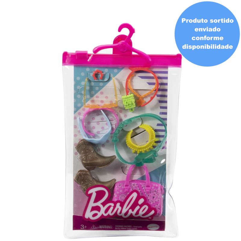 MATGWD98 - Conjunto de Acessorios Barbie - Sortido - Mattel 1