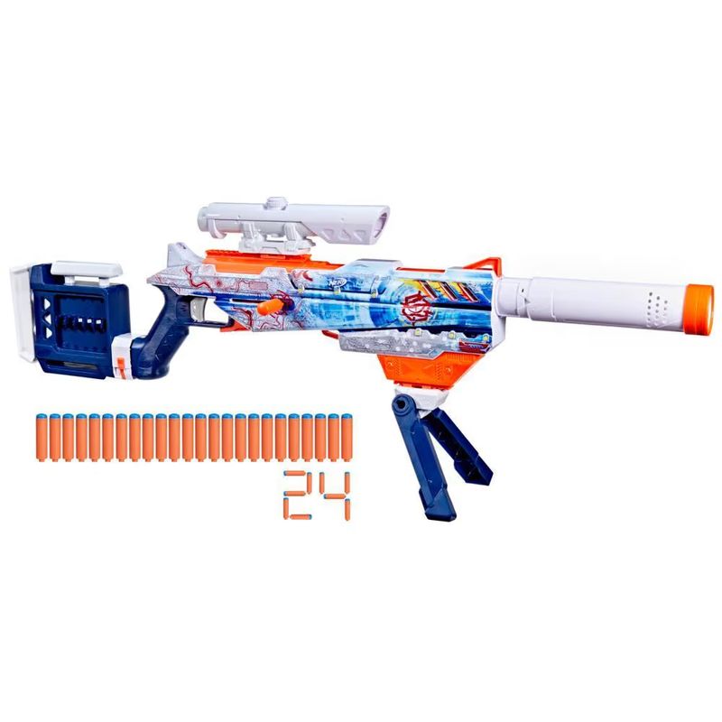 HASG1764 - Lancador de Dardos Nerf - Loadout - Arctic Zerostriker - N Series - Hasbro 1