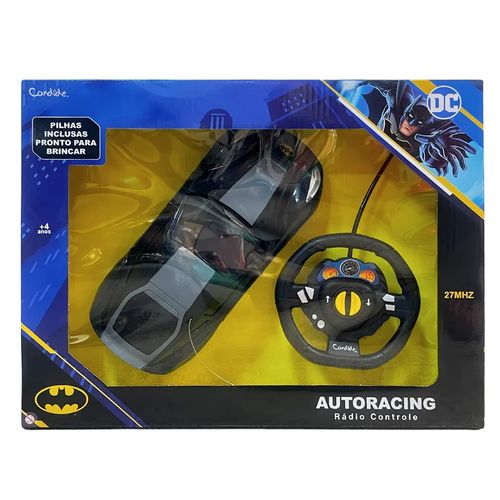 Carrinho de Controle Remoto - Autoracing - Batman - 23 cm - Candide