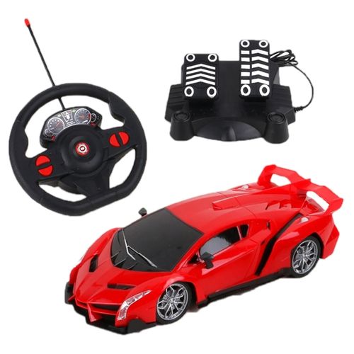 Carrinho de Controle Remoto com Pedal - Hot Speeds - Vermelho - 27 cm - BBR Toys