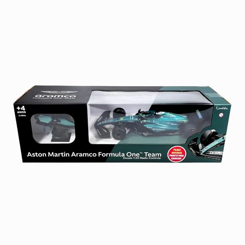 Carrinho de Controle Remoto - Aston Martin - Formula 1 - 1:20 - Candide