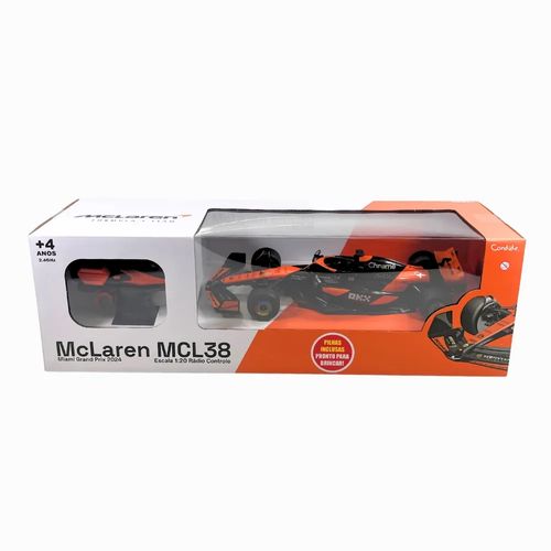 Carrinho de Controle Remoto - McLaren - Formula 1 - 1:20 - Candide