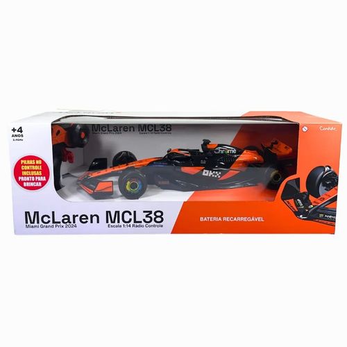 Carrinho de Controle Remoto - McLaren - Formula 1 - 1:14 - Candide