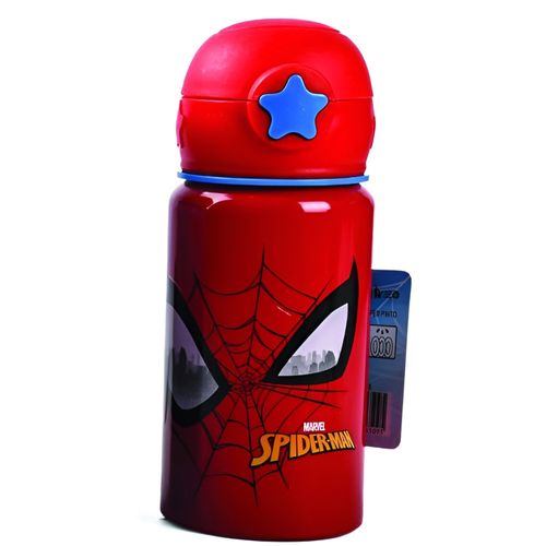 Garrafa Infantil com Trava e Canudo - Spider-Man - Sortido - 500 ml - BBR Toys