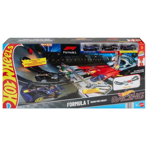 Pista com Carrinho Hot Wheels - Circuito de Grand Prix - Formula 1 - 1:64 - Mattel