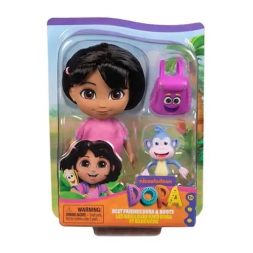 Conjunto de Mini Figuras - Dora e Botas - Dora Aventureira - 16cm - Sunny