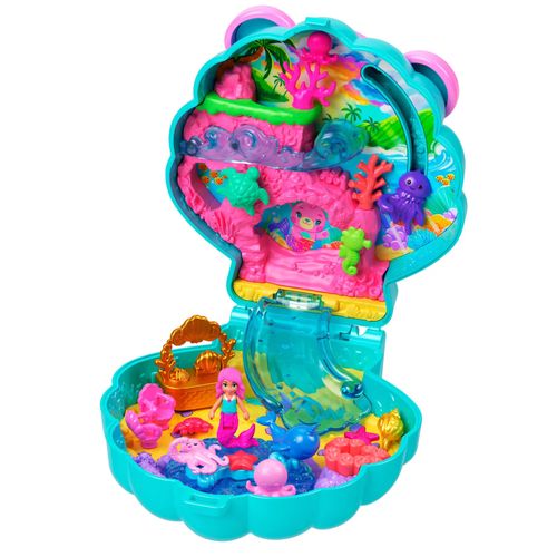 Mini Conjunto Polly Pocket - Ilha de Glitter - Mattel