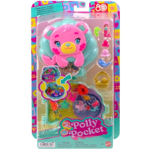 Mini Conjunto Polly Pocket - Ilha de Glitter - Mattel