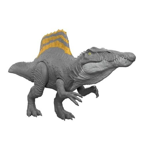 Dinossauro Articulado - Spinosaurus - Jurassic World Recomeço - Cinza - 30 cm - Mattel